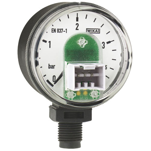 Analoges Manometer - PGT01 - WIKA Alexander Wiegand SE & Co. KG - Gewinde / Rohrfeder / mit Schaltkontakt