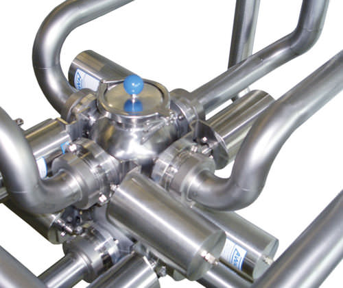 Kugelventil - Armaturenwerk Hötensleben GmbH - pneumatisch gesteuert / Transfer