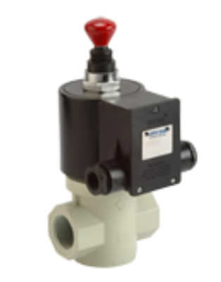 Direktgesteuertes Magnetventil - SGR  series - Avcon Controls PVT. Ltd. - 3-Wege / für Gas / IP54