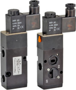Vorgesteuertes Pneumatik-Wegeventil - 9385 E, 9485 E - Avcon Controls PVT. Ltd. - magnetbetrieben / 3/2-Wege / 5/2-Wege