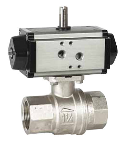 Kugelventil - AKP64 DAD series - G. Bee GmbH - pneumatisch gesteuert / für Wasser / Reduzier