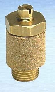 Flusskontrolle-Schalldämpfer - DRSCHD series - G. Bee GmbH - für Magnetventil / Bronze