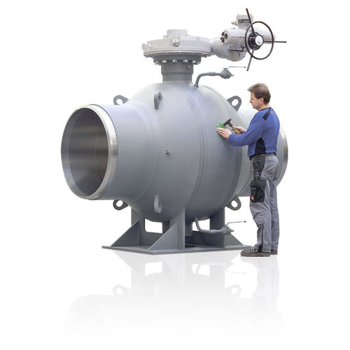 Vollverschweißtes Ventil - BÖHMER Kugelhähne, Werner Böhmer GmbH - Kugel / mit Handrad / für Pipeline