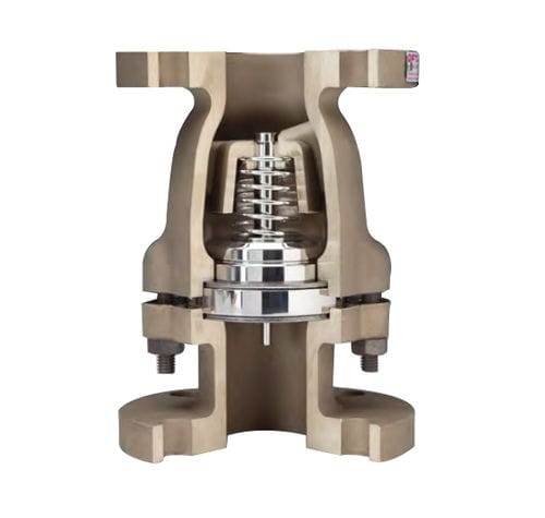 Scheibenrückschlagventil - Excalibur® NAB - DFT Inc. - für Wasser / Flansch / Bronze