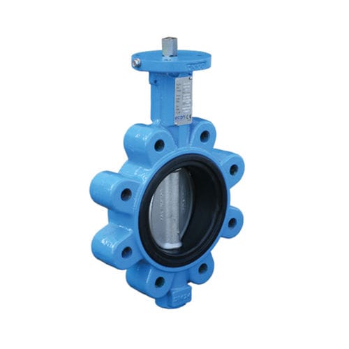 Absperrklappe - E6430 - Dansk Ventil Center A/S - Lug-Typ / für Lebensmittelanwendungen / Gusseisen