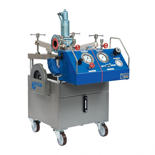 Druckprüfanlage / tragbare luftgetriebene - PS-T 10.03 - EFCO Maschinenbau GmbH - mit Nachverdichter / luftbetrieben / mobil