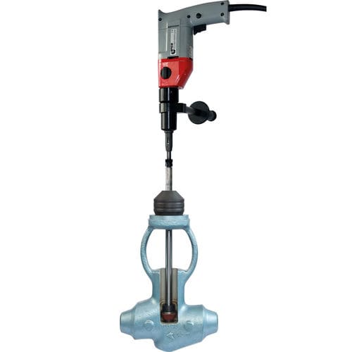 Flachschleifmaschine - VSK - EFCO Maschinenbau GmbH - für konischen Ventilsitz / tragbar / mobil