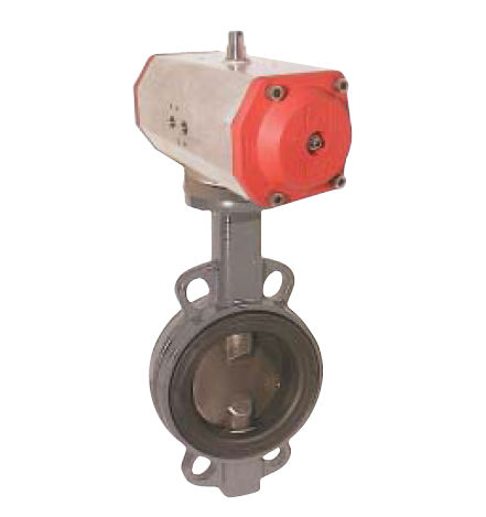 Absperrklappe - TA-ED series - END-Armaturen GmbH & Co. KG - pneumatisch gesteuert / für Wasser