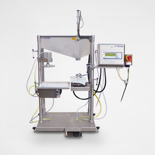 Halbautomatische Füllmaschine - EFS 60 - FRICKE Abfülltechnik GmbH & Co. KG - für Töpfe / Dosen / zylindrisch
