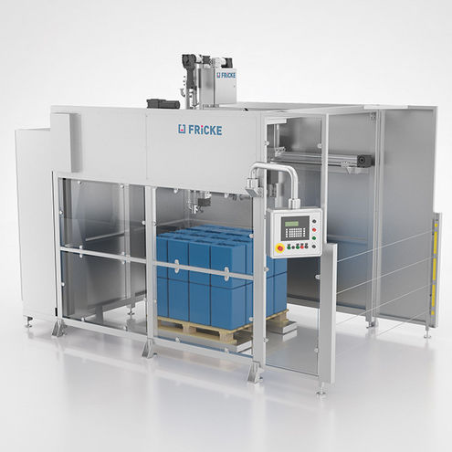 Automatische Abfüllanlage - FFS 20 - FRICKE Abfülltechnik GmbH & Co. KG - für Fässer auf Paletten / für Flüssigkeiten