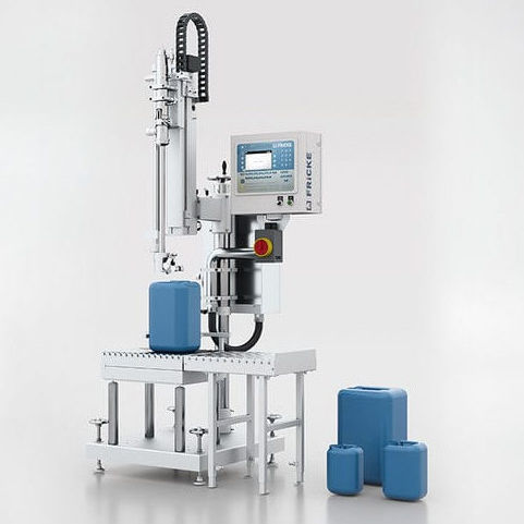 Halbautomatische Füllmaschine - EFS 21 - FRICKE Abfülltechnik GmbH & Co. KG - für Eimer / Kanister / zylindrisch