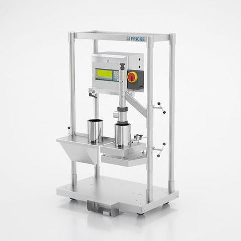 Halbautomatische Füllmaschine - EFS 10 - FRICKE Abfülltechnik GmbH & Co. KG - Multicontainer / Dosen / zylindrisch
