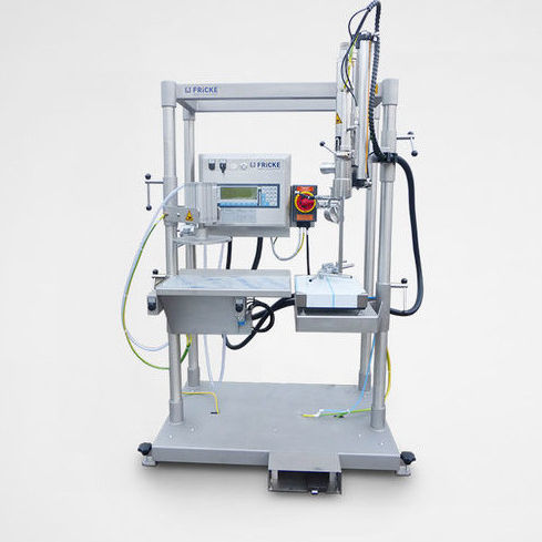 Halbautomatische Füllmaschine - EFS 20 - FRICKE Abfülltechnik GmbH & Co. KG - für Töpfe / offene Säcke / Ventilsack