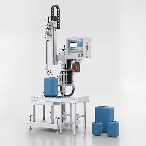 Halbautomatische Füllmaschine - EFS 41 - FRICKE Abfülltechnik GmbH & Co. KG - für Eimer / Kanister / zylindrisch