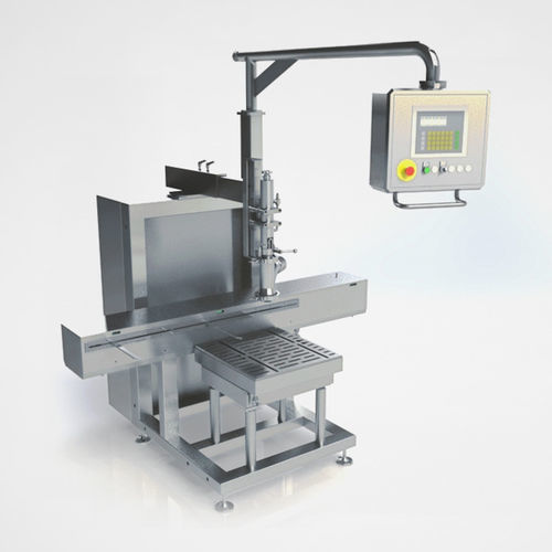 Halbautomatische Füllmaschine - EFS 12 - FRICKE Abfülltechnik GmbH & Co. KG - für Eimer / Kanister / zylindrisch