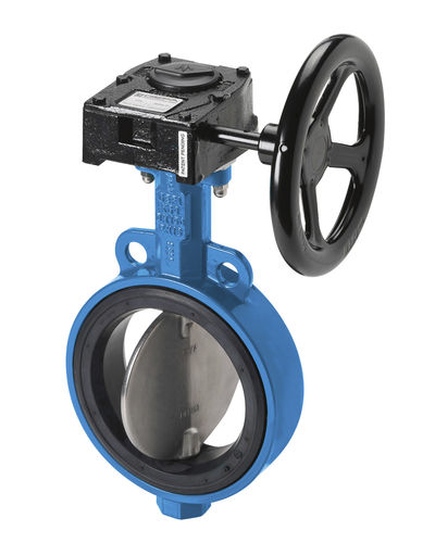 Absperrklappe - KG 2 - GEFA Processtechnik - mit Handrad / für Wasser / Flansch