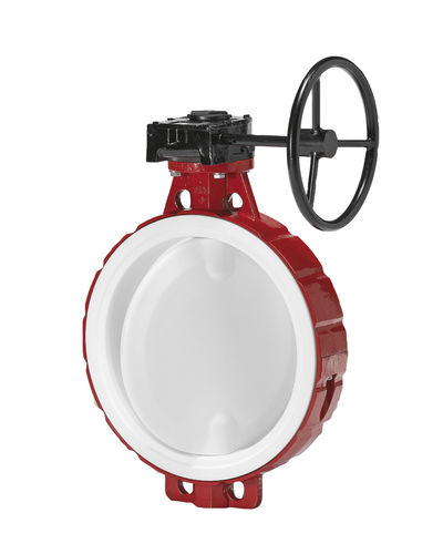 Absperrklappe - K 16 - GEFA Processtechnik - mit Handrad / Absperr / für Wasser