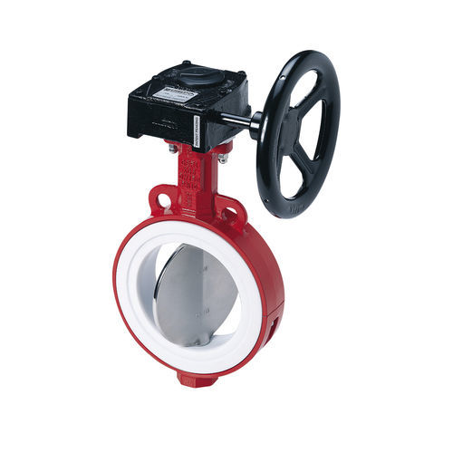 Absperrklappe - KG 6 - GEFA Processtechnik - mit Handrad / für Wasser / Flansch