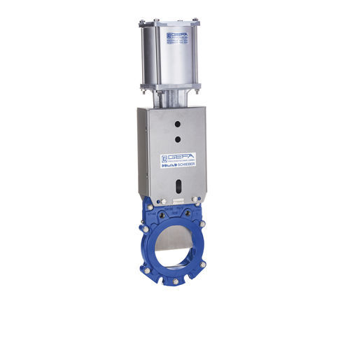 Plattenschieber - AT 100  - GEFA Processtechnik - pneumatisch / für Wasser / für Schlamm