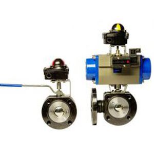 Pneumatischer Ventilantrieb - KLINGER - hydraulisch / 90° / Kugel
