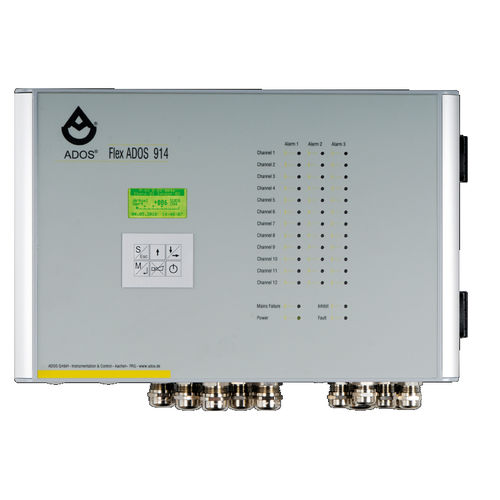 Gaswarnzentrale mit LCD-Anzeige - FlexADOS 914 MED - ADOS GmbH, Mess- und Regeltechnik - Mehrkanal