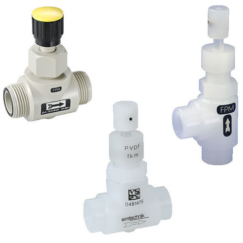 Handventil - 5L - EM-Technik GmbH - Absperr / Stell / für Flüssigkeiten