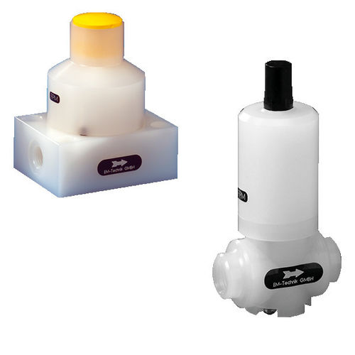 Druckregler für Wasser - 5D - EM-Technik GmbH - für Chemikalien / Membran / PTFE