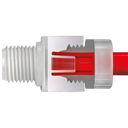 Anschluss für Chemikalien - 1+ - EM-Technik GmbH - für Kraftstoff / pneumatisch / Gewinde