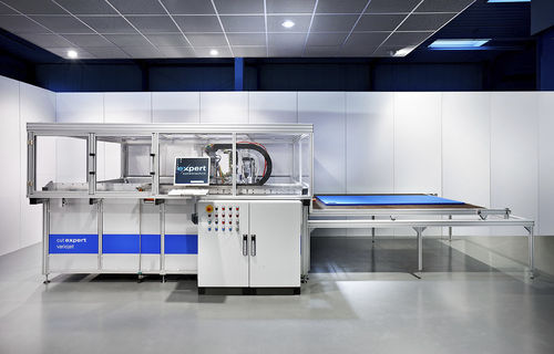 Rein-Wasserstrahl-Schneidemaschine - cut expert variojet - Expert Systemtechnik GmbH - für Kunststoffe / für Textil / für Leder