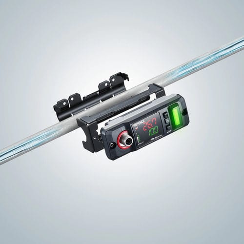 Ultraschall-Strömungssensor - FD-Q series - KEYENCE - Volumen / für Wasser / für Öl