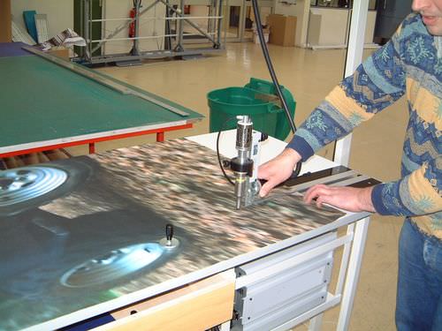 Ultraschall-Schneidemaschine - SODIFA ESCA - für Textil / CNC