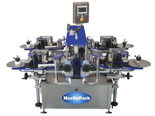 Automatische Etikettiermaschine - MCP 700T - MARCOPACK - für Flaschen / für Töpfe / zur Seitenetikettierung