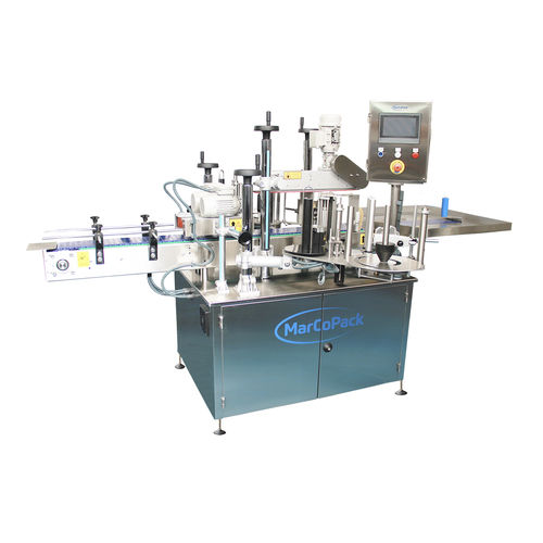 Automatische Etikettiermaschine - MCP 300T - MARCOPACK - für Flaschen / für Töpfe / für die Pharmaindustrie
