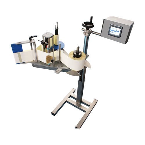 Etikettenspender - Ecolabel - MARCOPACK - automatisch / vertikal / tragbar