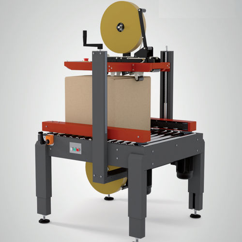 Doppelklappen-Kartonverschließer - 15 series - DNC - mit Klebeband / halbautomatisch / Nassklebeband
