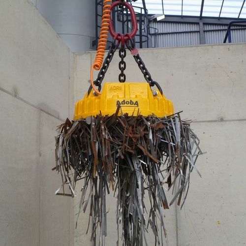 Elektrisch geschalteter Elektro-Lasthebemagnet - ADR 8 - AdobA GmbH - für Schrottumschlag / zirkulär