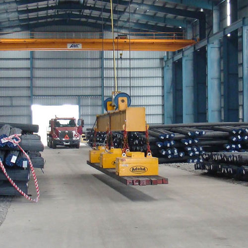 Elektrisch geschalteter Elektro-Lasthebemagnet - AMP 90 - AdobA GmbH - Umschlag / für Metallbarren / rechteckig