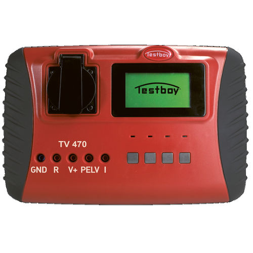 Elektrischer Sicherheitstester - TESTBOY TV 470 - Testboy - PAT / tragbar / mit LCD-Bildschirm