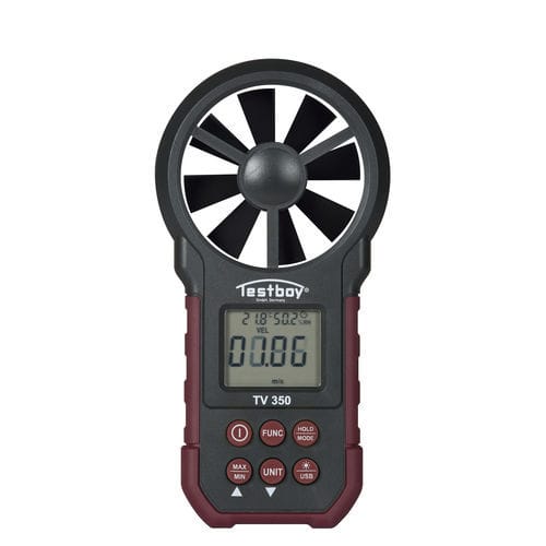 Flügelrad-Anemometer - TESTBOY TV 350 - Testboy - digital / USB