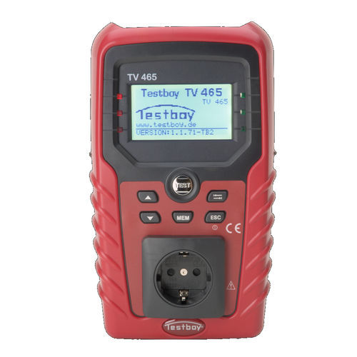 Elektrischer Tester - TESTBOY TV 465 - Testboy - tragbar für Elektrogeräte / tragbar / digital