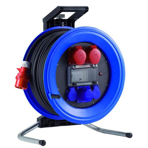 Aufroller / Elektrokabel für Drehstrom - Plus 450 series - HEDI GmbH - manuell / stationär / transportierbar