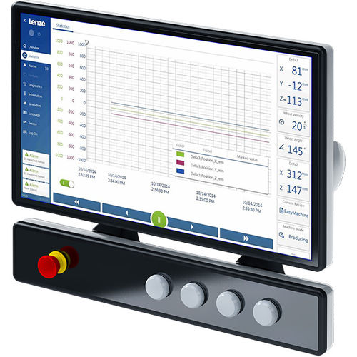 LCD-Monitor - v200-P - Lenze SE - Multitouchscreen / mit kapazitivem Touchscreen / Industrie