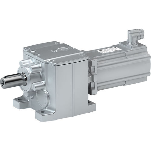 Synchroner Servogetriebemotor - g500-H + MCS - Lenze SE - schrägverzahnt / koaxial / mit Vollwelle