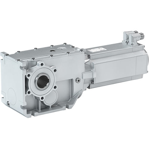 Synchroner Servogetriebemotor - g500-B + MCS - Lenze SE - Kegelrad / rechtwinklig / mit Hohlwelle
