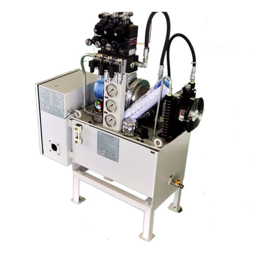 Hydraulikaggregat mit Elektromotor - UCAM - Drehtisch / Doppelpumpen / Mini