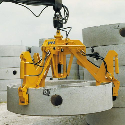 Hydraulische Zange / für Gabelstapler - RKG series - Probst GmbH - für Kontrollschacht Elemente