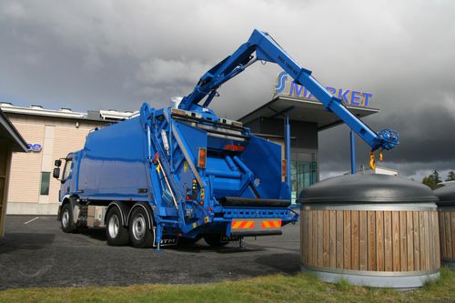 Anhängermontierter Kran - NTM - NÄRPES TRÄ & METALL - mit Gelenk / hydraulisch