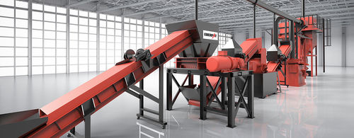 Aluminiumrecyclinganlage - ENERPAT AMERICA - für Dosen / Metallabscheidung / durch Mahlen