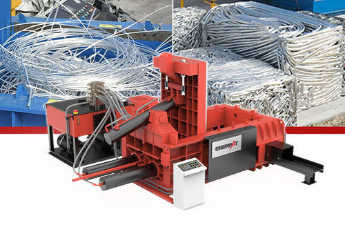 Ballenpresse für Stahlschrott - AMB-L2014-315 - ENERPAT AMERICA - für Aluminium / für Eisen / für Kupfer