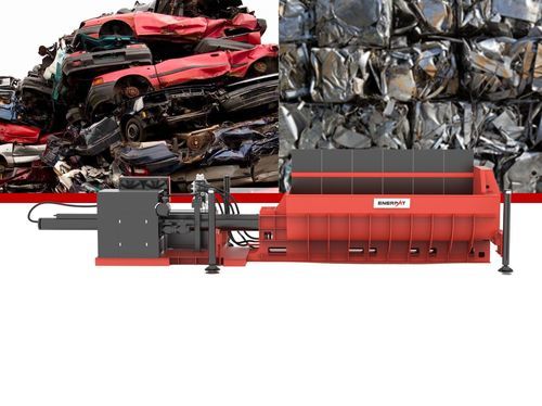 Ballenpresse für Stahlschrott - AMB-SC5250 - ENERPAT AMERICA - für Fahrzeuge / für Aluminium / hochkapazitiv